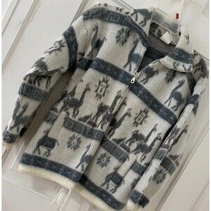 Tejidos Aly Marka Ecuadorian Alpca Wool Southwestern Sweater Small